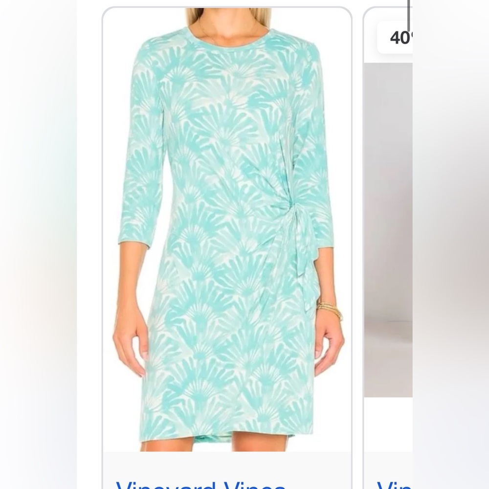 Vineyard Vines Performance Side Tie Dress